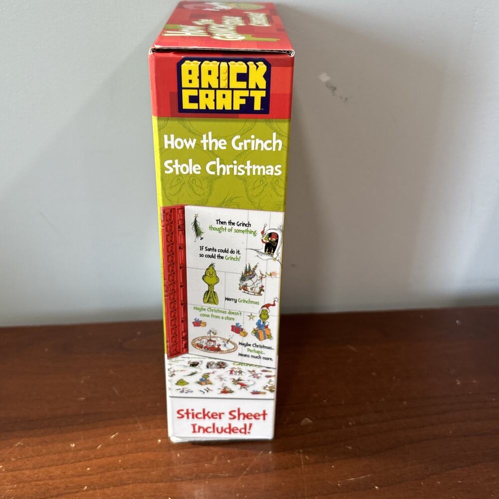 Brick Craft Building Block Set How the Grinch Stole Christmas Story Book New - Picture 4 of 6